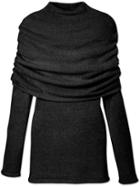Athleta Womens Cocoon Cozy Sweater Size L - Black