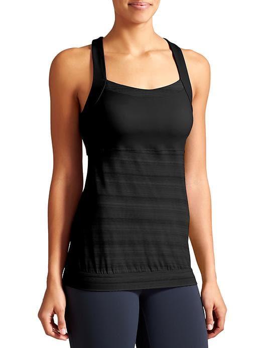 Athleta Womens Crunch And Punch Tank Black Size Xxs