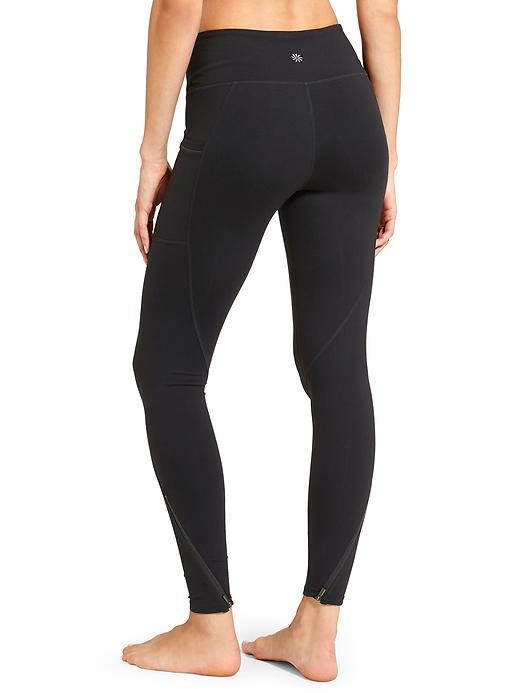Athleta Womens High Rise Chaturanga To Town Tight Size M Tall - Black