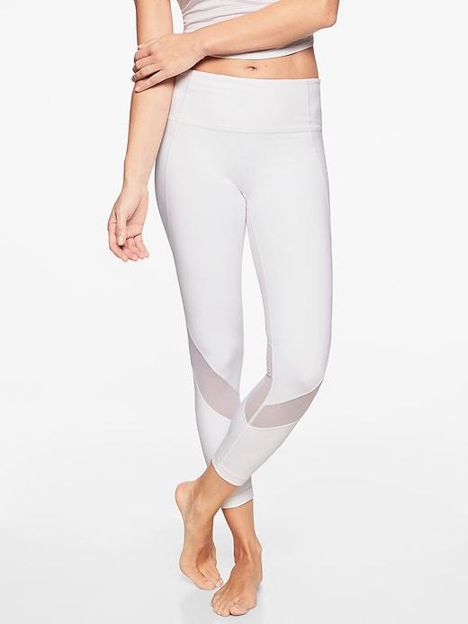 Athleta Womens Eclipse 7/8 Tight White Size Xxs