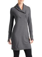 Athleta Womens Om To Home Tunic Size L Tall - Charcoal Heather