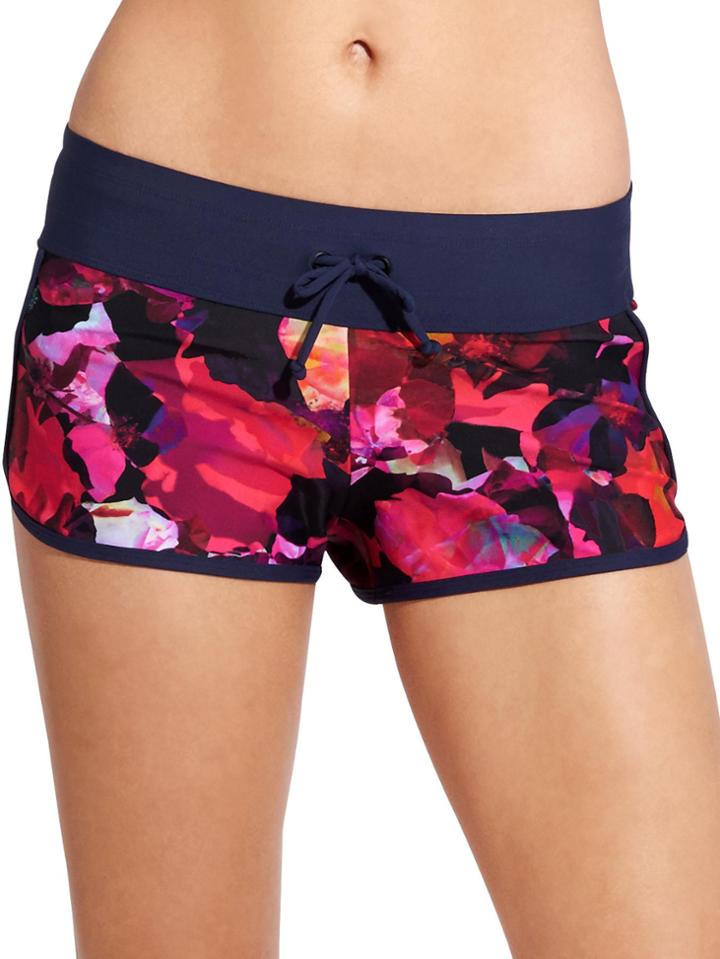 Red Mystique Floral Kata Short