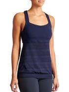 Athleta Womens Crunch And Punch Tank Size L Tall - Dress Blue