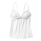 Athleta Knot Front Tankini - White