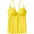 Athleta Knot Front Tankini - Aloha Yellow