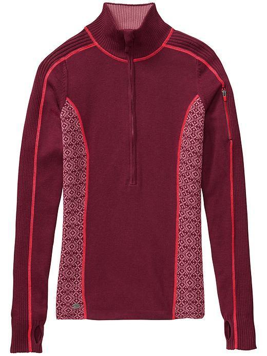 Athleta Womens Sidestep Sweater Size L - Cherrywood Heather