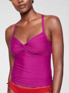 Athleta Womens Twister Tankini Vibrant Fuchsia Size 40d/dd