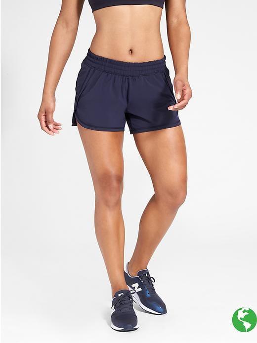 Athleta Womens Racer Run Short 4.5 Navy Size Xl