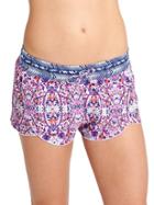 Athleta Womens Ipanema Petal Short Size Xxs - Dress Blue/jazzy Purple