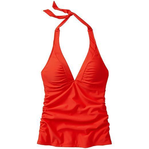 Athleta Shirrendipity Halter Tankini - Saffron Red