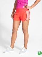 Athleta Womens High Rise Acceleration Short 3.5 Red It Neon/ White Size Xl