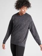 Pure Luxe Leopard Print Sweatshirt