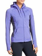 Athleta Womens Lunar Strength Hoodie Size 1x Plus - Baja Blue