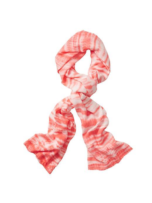 Athleta Womens Tie Dye Scarf Size One Size - Tango Coral