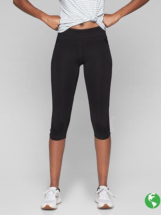 Athleta Womens Be Free Knicker Size Xl - Black