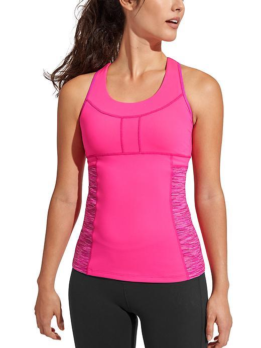 Athleta Womens Space Dye Pr Tank 2 Size S Tall - Brilliant Magenta