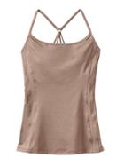 Athleta Womens Beloved Shine Tank Size L - Foxtail Taupe