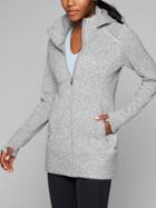 Athleta Womens Cya Stronger Fleece Size 1x Plus - Light Grey Heather