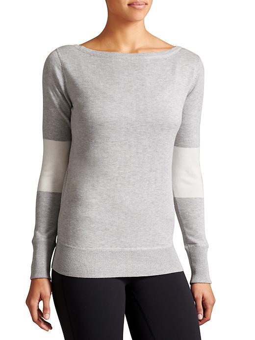 Athleta Womens Rally Sweater Size L - Grey Heather/dove