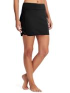 Athleta Womens Tech Stretch Wander Skirt Size L Tall - Black