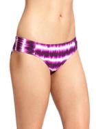 Athleta Womens Del Mar Shirred Bottom Size L - Jazzy Purple