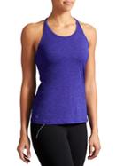 Athleta Womens Uppercut Tank Size L - Sapphire Heather/black