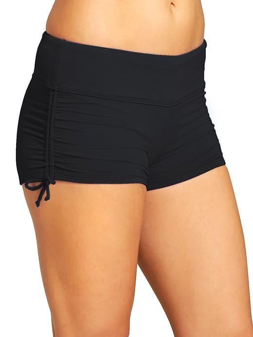 Athleta Womens Scrunch Short Black/black Size L