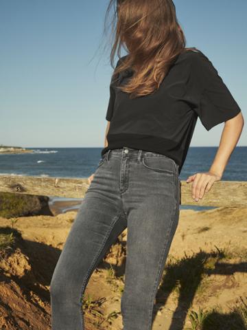 Sculptek Ultra Skinny Grey Wash Jean