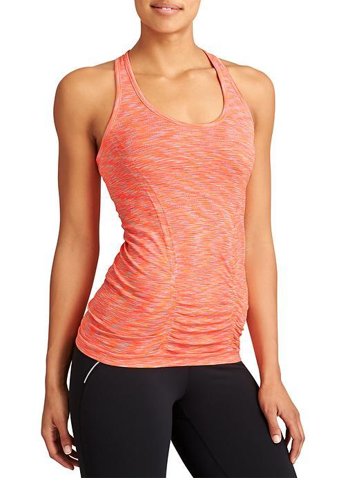 Athleta Womens Fastest Track Tank Space Dye Size L - Ember Orange Space Dye