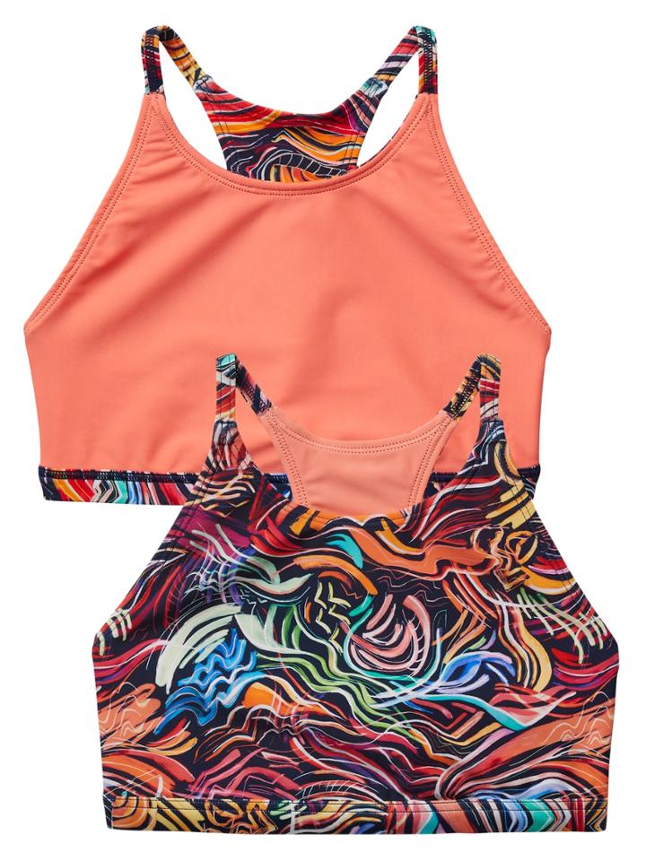 Athleta Girl Field Day Reversible Bikini Top