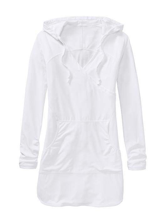 Athleta Womens Wick-it Wader Coverup Size 1x Plus - Bright White