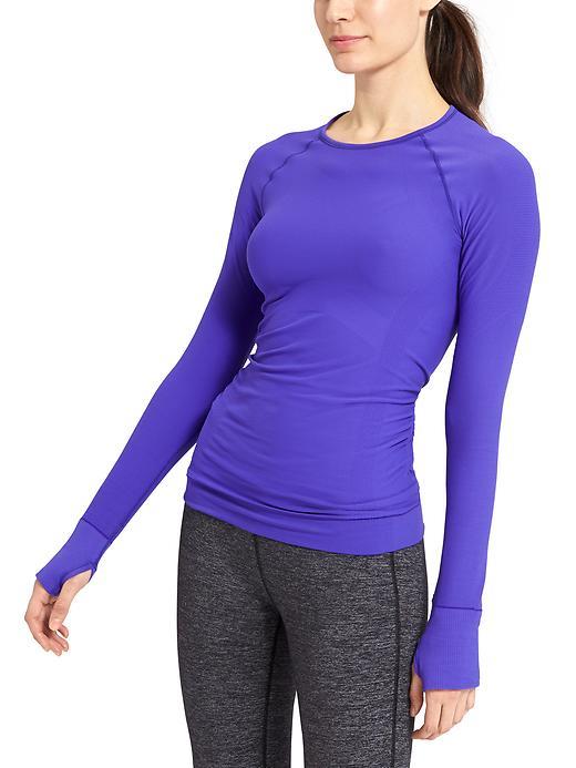 Athleta Womens Finish Fast Top Size M - Purple Paradise