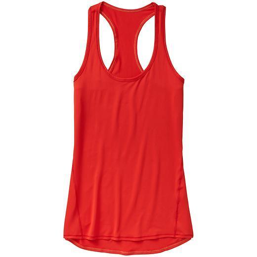 Athleta Chi Tank Extra Long - Saffron Red