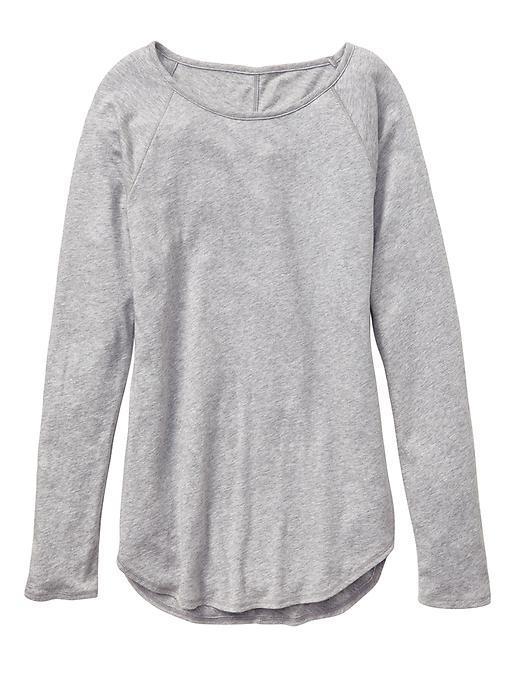Athleta Shanti Top - Light Grey Heather