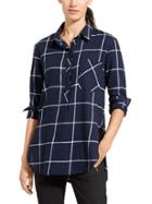 Athleta Womens Presidio Tunic Size L Petite - Navy/white