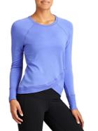 Athleta Womens Criss Cross Sweatshirt Size 1x Plus - Baja Blue