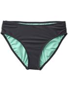 Athleta Womens Shirred Full Tide Bottom Size Xs - Asphalt