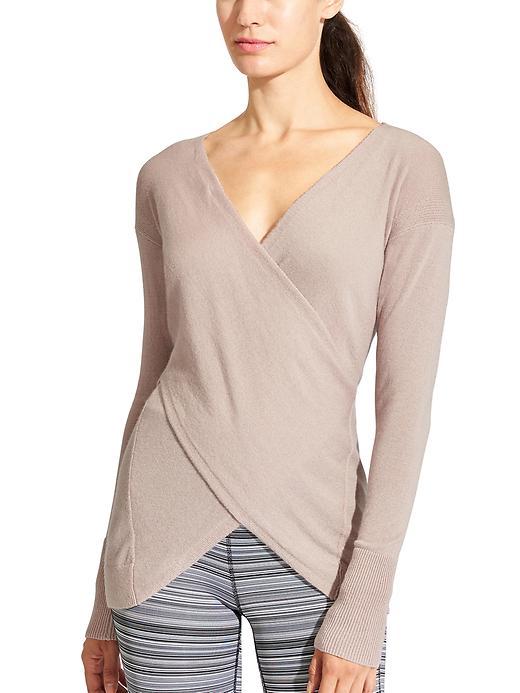 Athleta Womens Cashmere Reversible Tunic Size L - Cardamom Spice