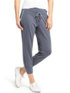 Athleta Womens Techie Terry Capri Size L Tall - Charcoal Grey Heather