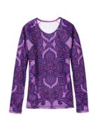 Athleta Womens Sierra Nevada Top Size Xxs - Morning Glory Purple Victory