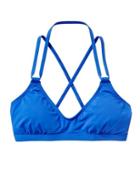 Athleta Womens Scoop Bikini Size L - Caspian Blue