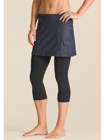 Denim Bettona 2 In 1 Skirt Capri