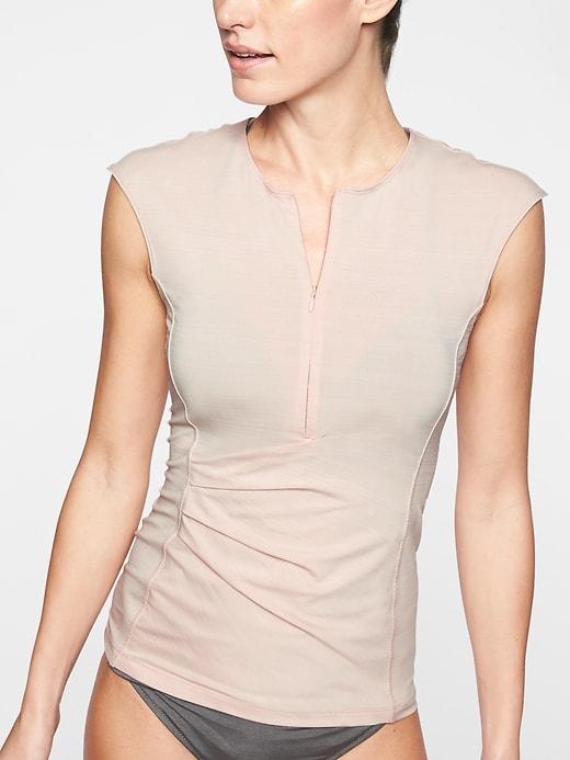 Athleta Womens Pacifica Wrap Front Tank Ballerina Gown Size Xs