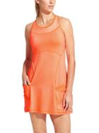 Athleta Womens Deuce Court Dress Size L - Melon Shock