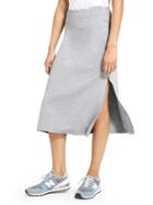 Athleta Womens Oceana Midi Skirt Grey Heather Size S