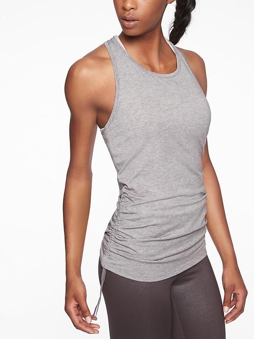Athleta Womens Encore Tank Flagstone Grey Size L