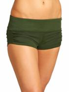 Athleta Womens Shirred Short Size M - Spire Green