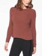 Athleta Womens Rockland Sweater Havana Brown Size Xxs