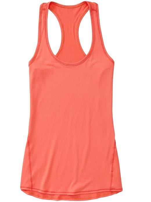 Athleta Womens Chi Tank Light Coral Sunset Size L