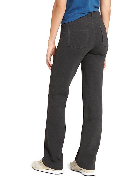 Athleta Womens Ponte Classic Pant Size 10 - Charcoal Grey Heather